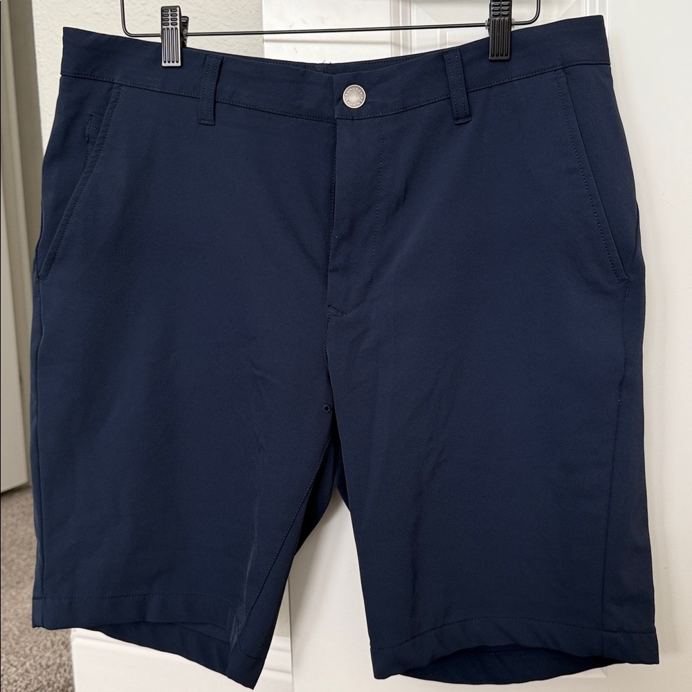 Men's navy Bonobos golf shorts
